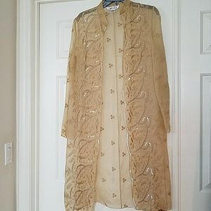 Long Shear embroidered jacket